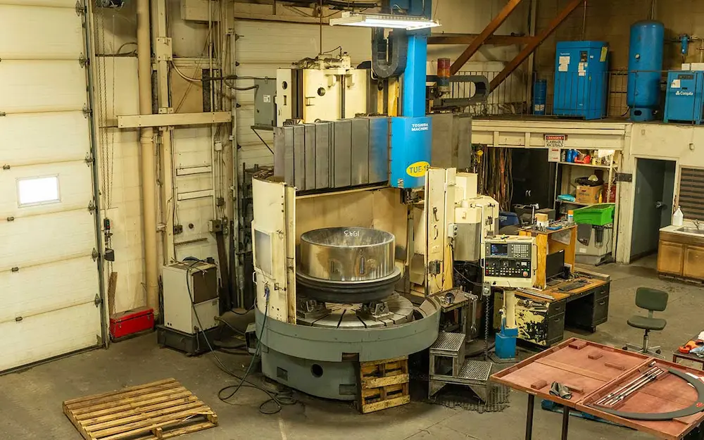 Toshiba Vertical Turret Lathe Calgary